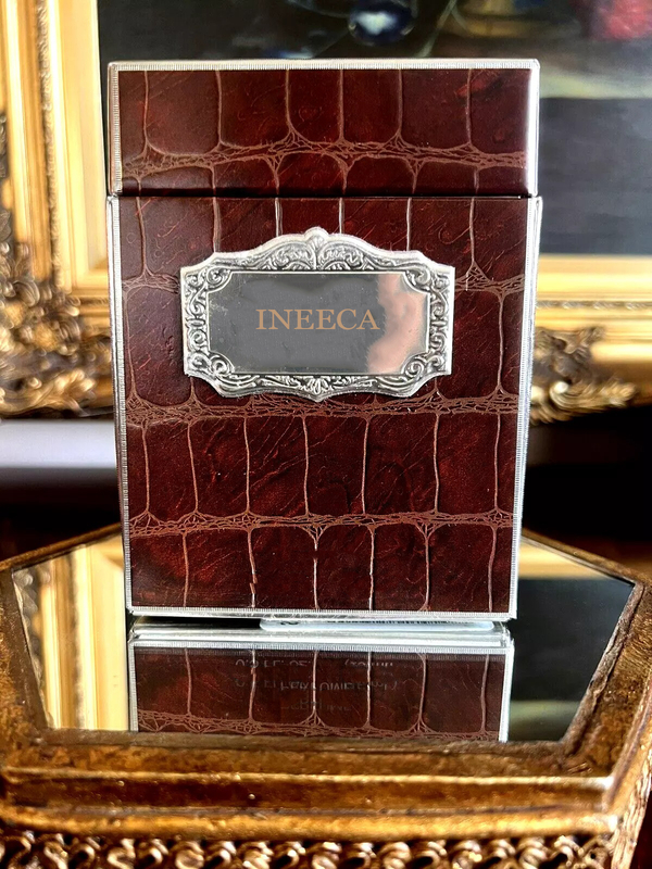 Vintage Perfume Box Packaging Velvet Silk Luxury 30ml 50ml Paper Leather Custom Logo Empty Embroidery Perfume Gift Box