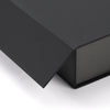 Custom Logo Black Luxury Folding Cardboard Magnetic Closure Gift Box For Shoe T-shirt Garment Clothing Packaging