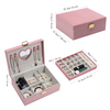 Luxury Leather Travel Jewelry Box Organizer for Bangle Ring Earrings Necklace Storage With Large Volume Jewellery Cases