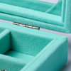 Wholesale Portable Ear Studs Necklace Small Bedroom Jewelry Storage Packaging Box with Glass Window
