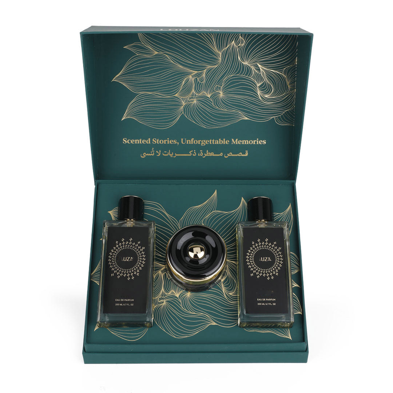 Custom 50ml Perfume Bottle with Box Luxury Flip Woman Cosmetic Skincare Set Body Lotion Box Perfume Gift Box Packaging