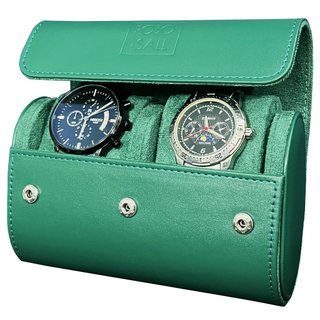 OEM/ODM Travel Watch Case Leather Caja Para Reloj Portable Luxury Watch Box Packaging Watch Roll Case