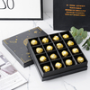 Wholesale Manufacturer Food Grade Kraft Card Paper Packing Chocolate Gift Box with Dividers Box For 36 Piece Chocolate