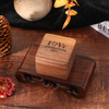New Design Black Walnut Box Heightened Retro Ring Jewelry Wooden Storage Box Engagement Diamond Ring Box