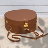 Custom Travel Hat Boxes with Logo Velvet Leather Baseball Cap Children Summer Hats Storage Gift Box Cowboy Hat Box Packaging