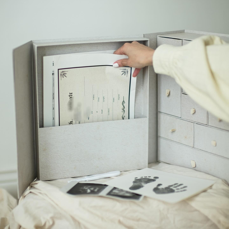 Baby Gift Box Set Memory Advent Calendar Keepsake Box