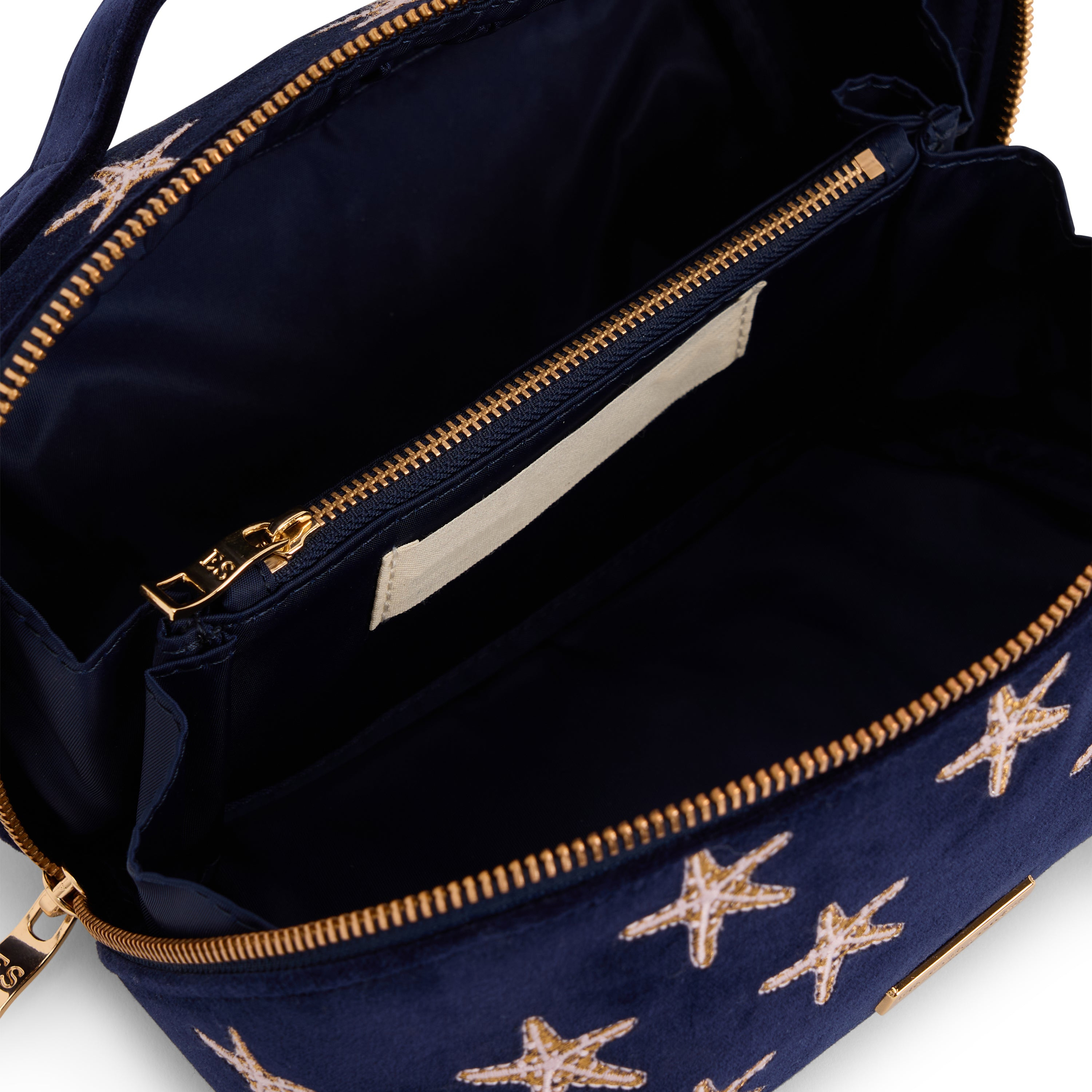 velvet makeup bag 