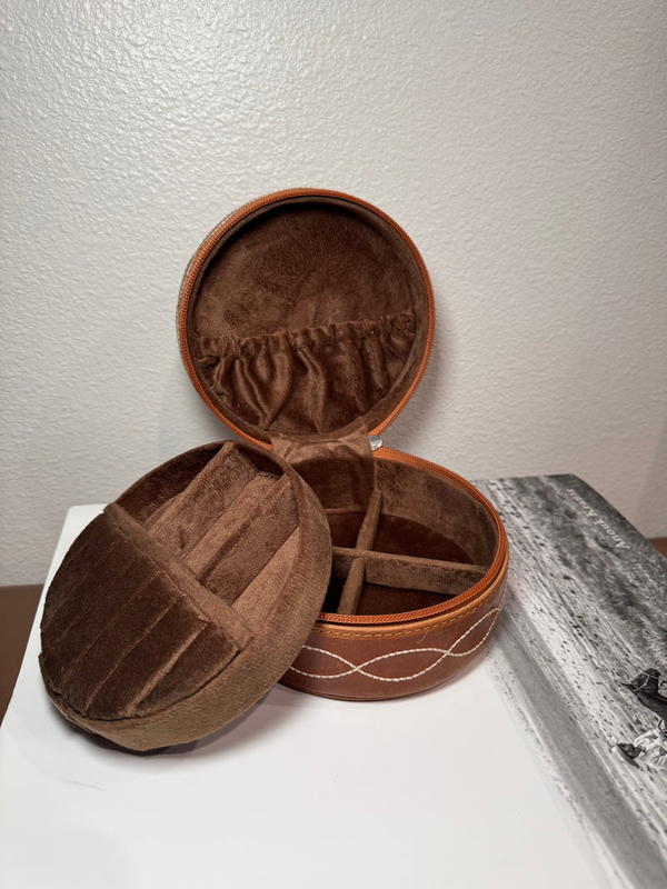 Boot Stitch Jewelry Box Earrings Trinket Storage