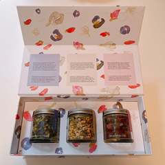 Flower Tea Set Watercolor Box Custom Hand-painted Logo Paper Cardboard Tea Packaging Box Afternoon Tea Saffron Gift Box
