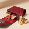  Leather Lipstick Case with Mirror