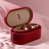 Double Layer Leather Jewelry Organizer Box