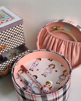 Children's Small Gift Packaging Sewing Box Round Surprise Toys Mystery Boxes