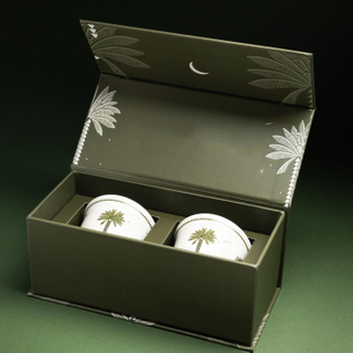 Printed Palm Tree Coffee Mug Cup Paper Boxes